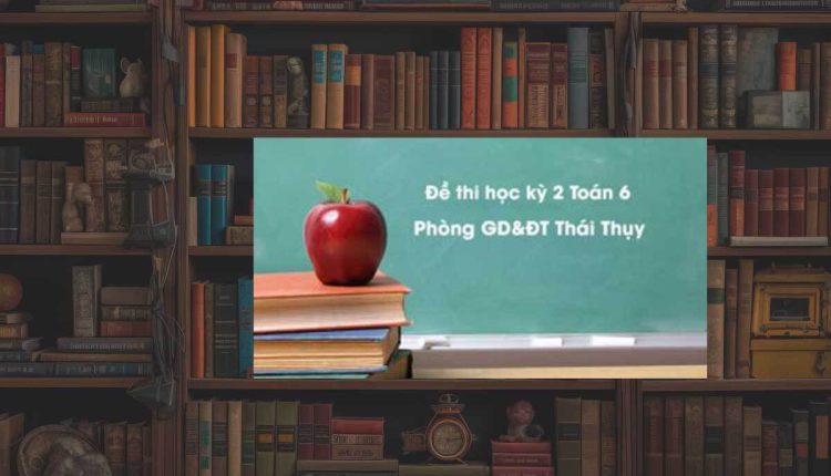 đề thi môn toán lớp 6