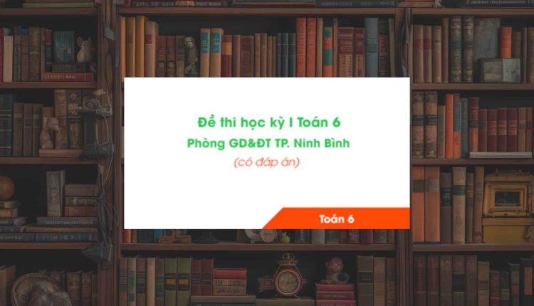 Đề thi học kỳ 1 Toán 6